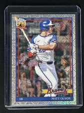 2026 Topps Series 1 Silver Pack Mojo Refractor Matt Olson #91C-76 Braves