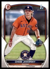 Chase Jaworsky 2023 Bowman Draft #BD-45 Astros MLB READ FREE SHIP AutographDen