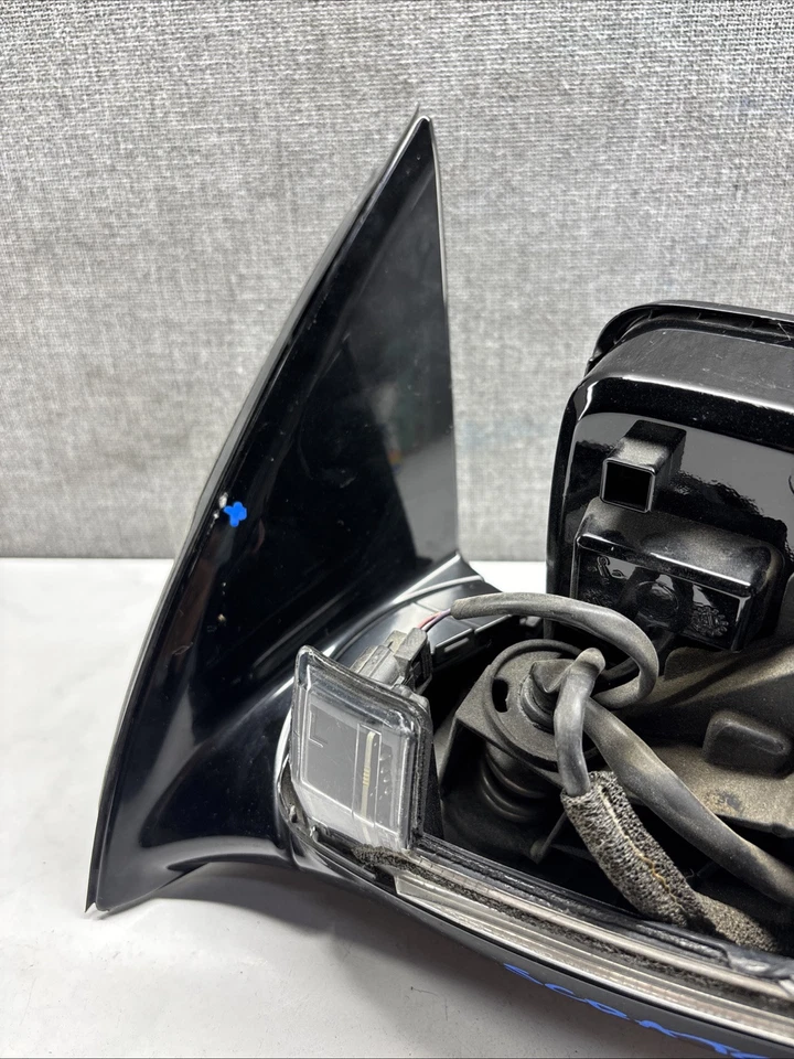 Espejo retrovisor izquierdo de la puerta del lado del conductor Acura MDX 2014-2016 12 cables OEM usado Foto 4 de 4