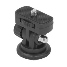 Hot Shoe Adapter with 1/4in Screw Hole 180 Degree Tilt Non Slip for SLR Micro