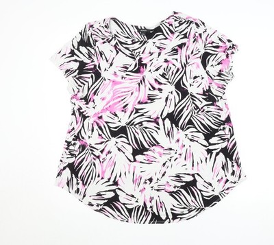 Basic-T-Shirt Damen UK Größe 2XL Alfani Mehrfarbig