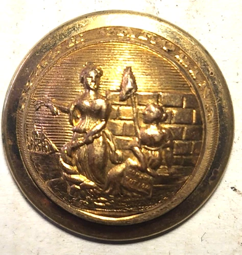 Confederate NORTH CAROLINA CIVIL WAR COAT BUTTON ~ EXTRA * QUALITY *