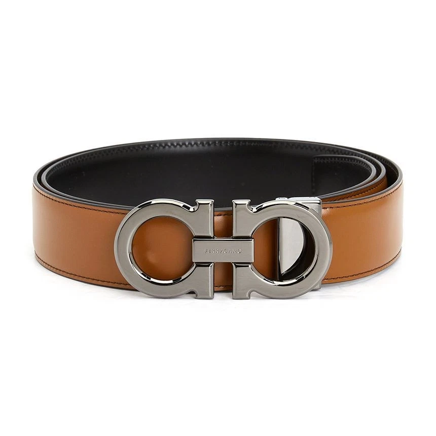 Salvatore Ferragamo Gancini Men's Reversible Belt 679710 0766126 132829005