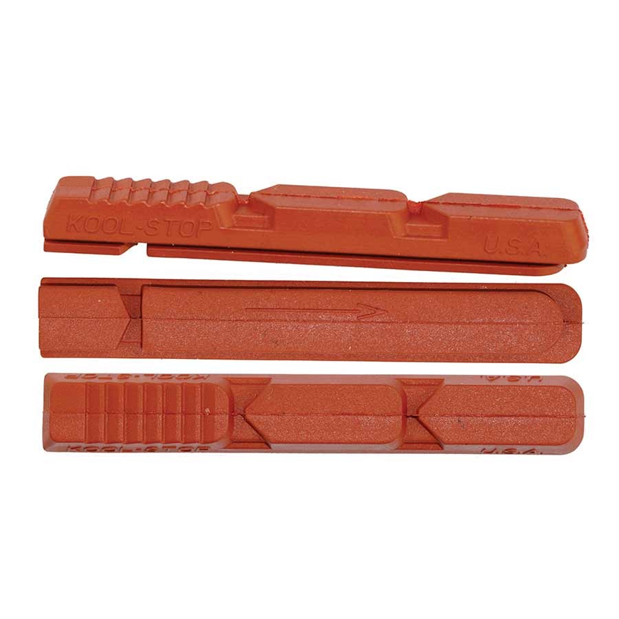 Тормозные колодки Kool-Stop V2 Salmon Compound Linear Pull с V-образными тормозными колодками с водяными канавками и двойными 4490₽