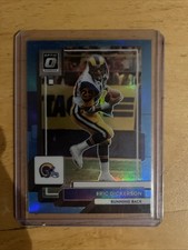 2022 Donruss Optic Football Eric Dickerson #120 Aqua /299 LA Rams HOF