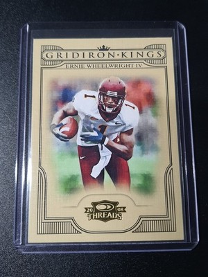 Ernie Wheelwright IV - Donruss Threads Football 2008 - Ravens - Gridiron Kings