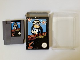 NES Hogan&rsquo;s Alley-with Box Protector PAL A-Great Condition Nintendo