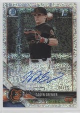 2018 Bowman Draft Chrome Pick Sparkles Refractor 47/71 Cadyn Grenier Auto 0p10
