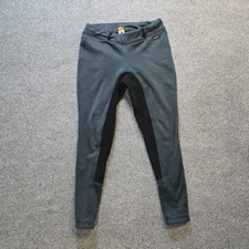 Kerrits Pants Womens Size Medium Gray Riding Jodhpurs Tights Stretch Equestrian