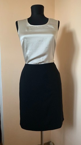 Akris, Gonna a matita Akris Punto vintage nera 100% lana foderata EU 38