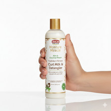 African Pride Moisture Miracle Curl Milk  Hair Detangler 12oz