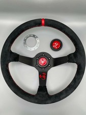 Sportlenkrad Wildleder Abarth Fiat Alfa Lancia Delta Integrale & Evo 350mm/80mm