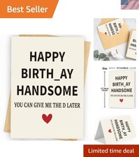 Gifts for Him  Funny Birthday Card  Gifts for Men Husband Boyfriend Him, Ha...