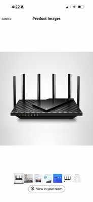 TP-Link AX5400 WiFi 6 Router (Archer AX73)- Dual Band Gigabit WirelessLong Range