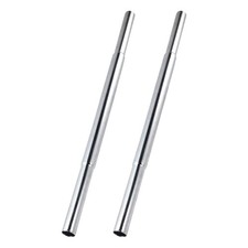 2 or 4 Pieces Golf Club Shaft Extensions, 0.6 Inch Steel Silver 0.6inch 2pcs