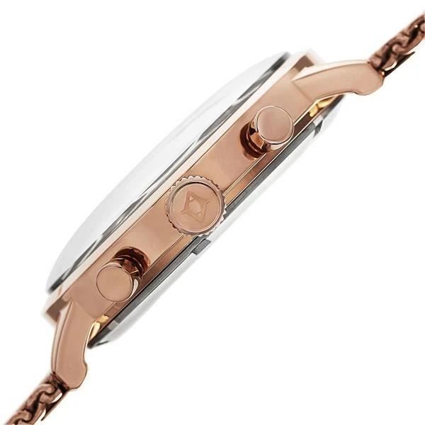 Akribos XXIV AK714RG Swiss Quartz Day Date GMT Mesh Bracelet Rosetone Mens Watch - image 3 of 4