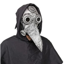 Mosicke Steampunk Plague Doctor Latex Mask Long Nose Half Face Mosicke Steampunk Plague Doctor Latex Mask Long Nose Half Face