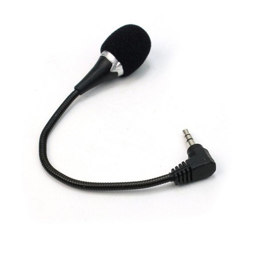 Mini 3,5 mm flexibles Mikrofon Mikrofon für PC Laptop Notebook Skype MSN - 第 8/12 張圖片