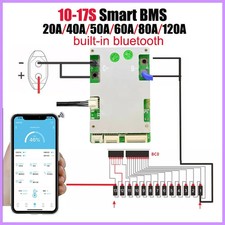 Built-In Bluetooth JBD Smart BMS 7S 8S 10S 13S 14S 16S 17S Lithium Battery...