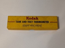 Vintage Eastman Kodak Tank And Tray Thermometer In Original Box