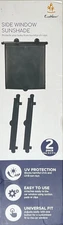 EcoNour Car Side Window Sun Shade 2 Pack Retractable 15 x 17 in - Free Shipping