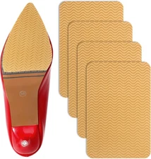 4Pcs Shoe Sole Protectors,Non Slip Pads Bottom Protector Khaki 