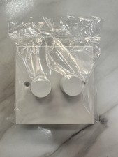 Image of Double 400w Dimmer Switch In White