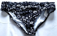 Salt & Cove Black/White Swim Bottom Size 2