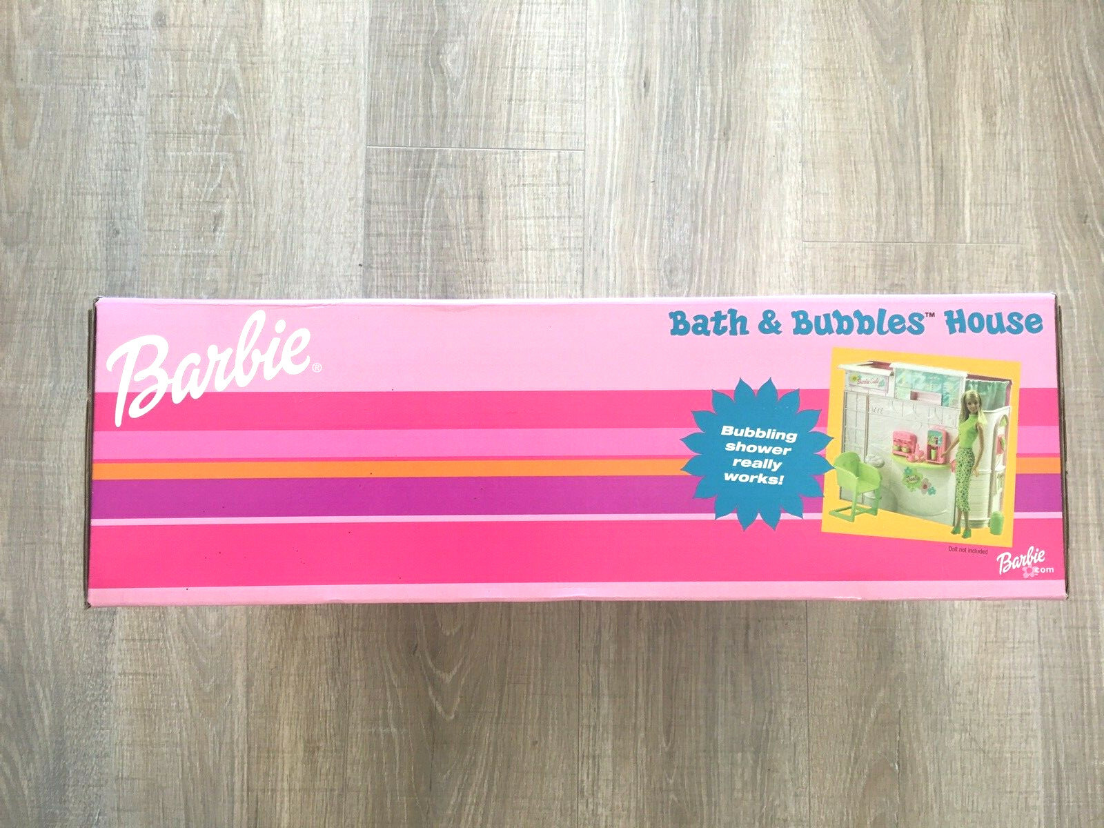 barbie bubbling shower