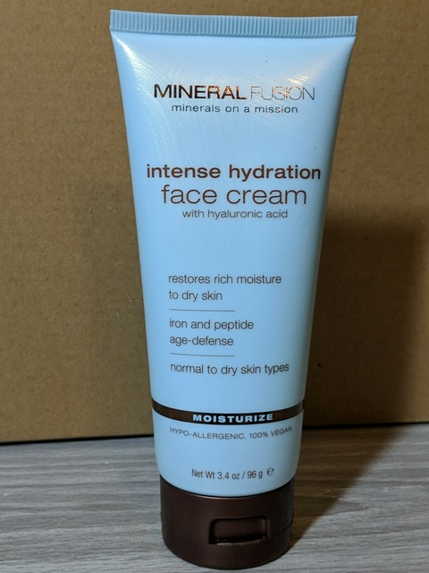 Mineral Fusion Intense Hydration Facial Cream for Dry Skin Types 3.4 Oz ...