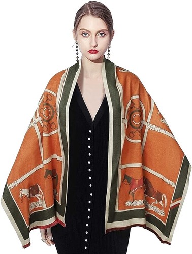 Foulard That's A Wrap! In Misto Cotone Con Stampa Paisley - Donna - Taglia Unica - Nero