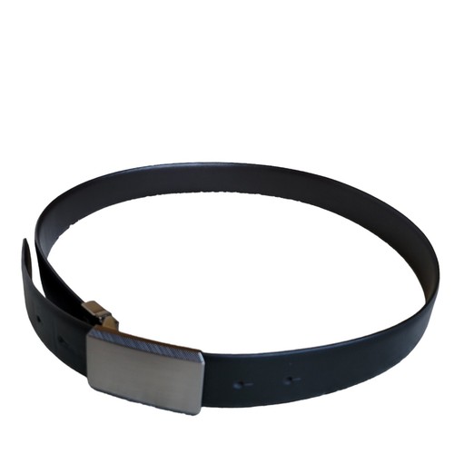 Handcrafted Kenneth Cole REACTION Men's Belt Black Size M 34-36 Silver Buckle. - Picture 13 of 15