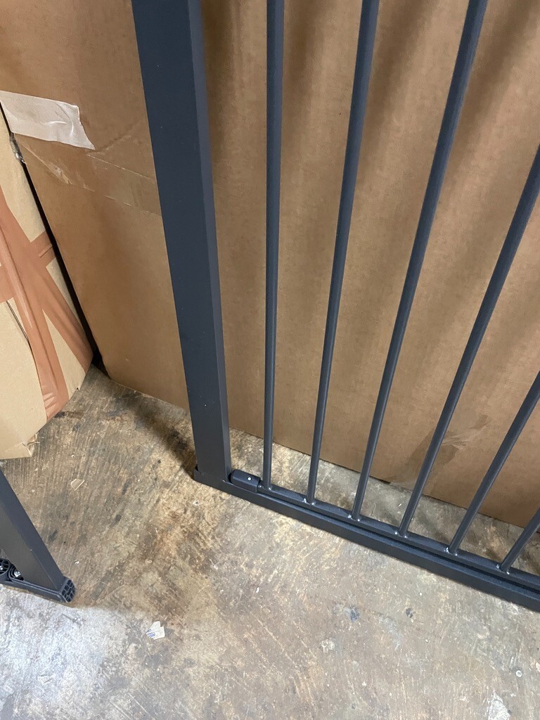 Cuggl Pressure Fit Stair Safety Gate 75 81cm Baby Pet Grey (no