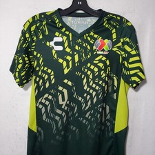 Charly Liga MX Training Jersey Mens Small Green Mexican Soccer Futbol Shirt