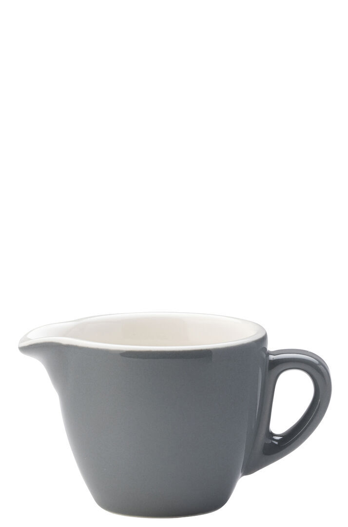 Barista Grey Creamer Jug Milk Cream For Cafe Hotels Home 3.5Oz (9Cl) Pack Of 6