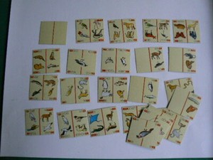 Gadget Cadeau Picsou Magazine : Jeu de Domino animaux en cartes