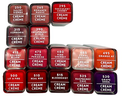 2, 3 or 4 Pack Covergirl Exhibitionist Cream Lipstick YOU CHOOSE