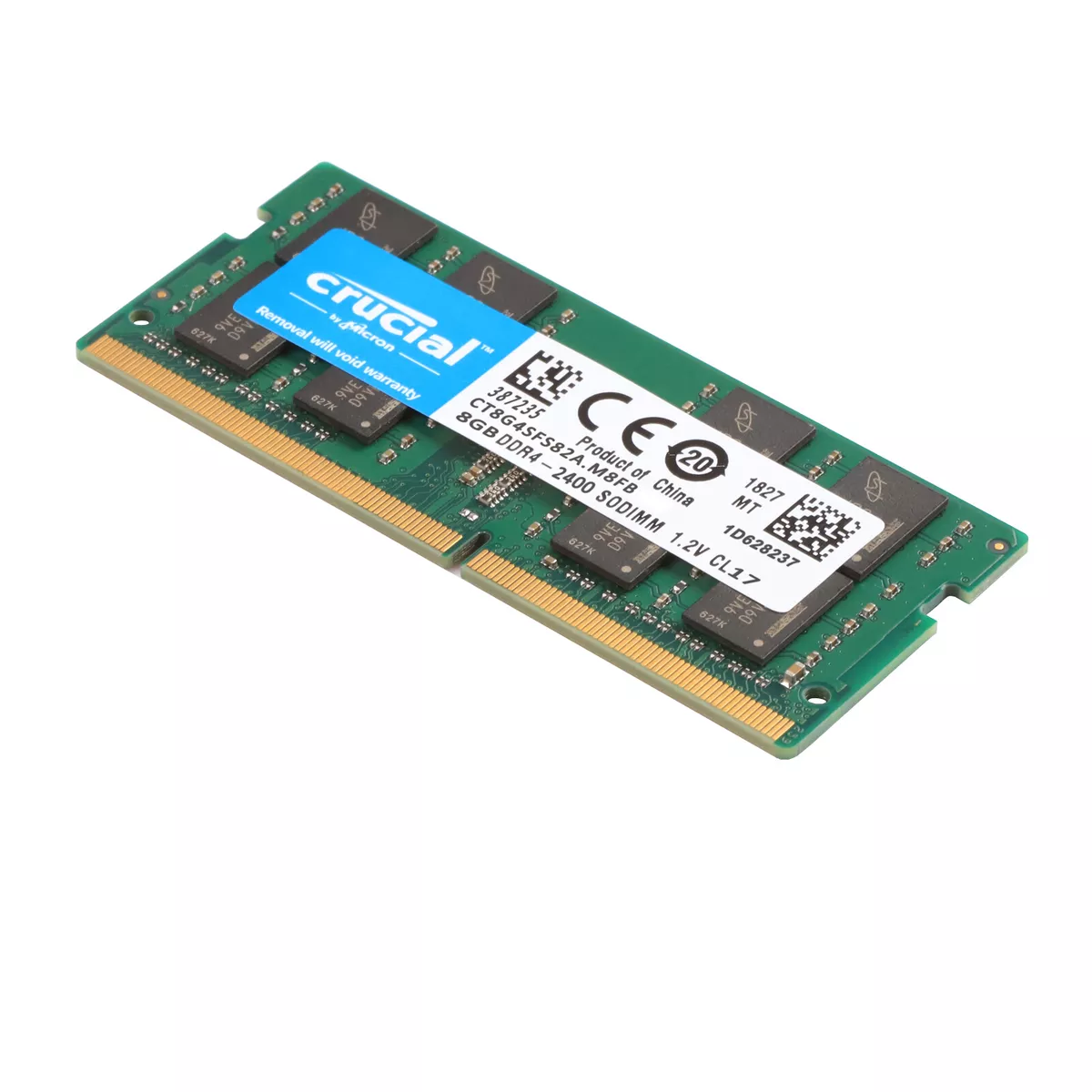 Crucial 8GB Single DDR4 2400 (PC4 19200) 260-Pin SODIMM Memory -  CT8G4SFS824A