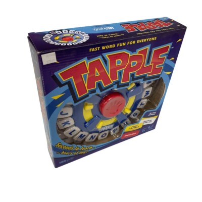 Tapple Board Game Fast Word Fun For Everyone USAopoly Complete Family Fun Works