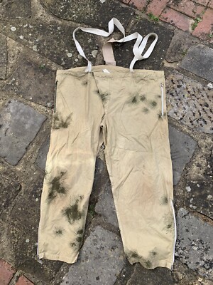 German Army Snow Trousers Schneetarn Overdyed UK