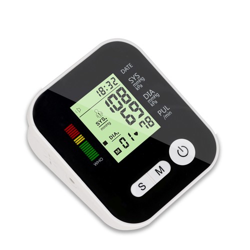 Digital Automatic Machine Blood Pressure Monitor Upper Arm BP Heart Rate Machine - Picture 9 of 12