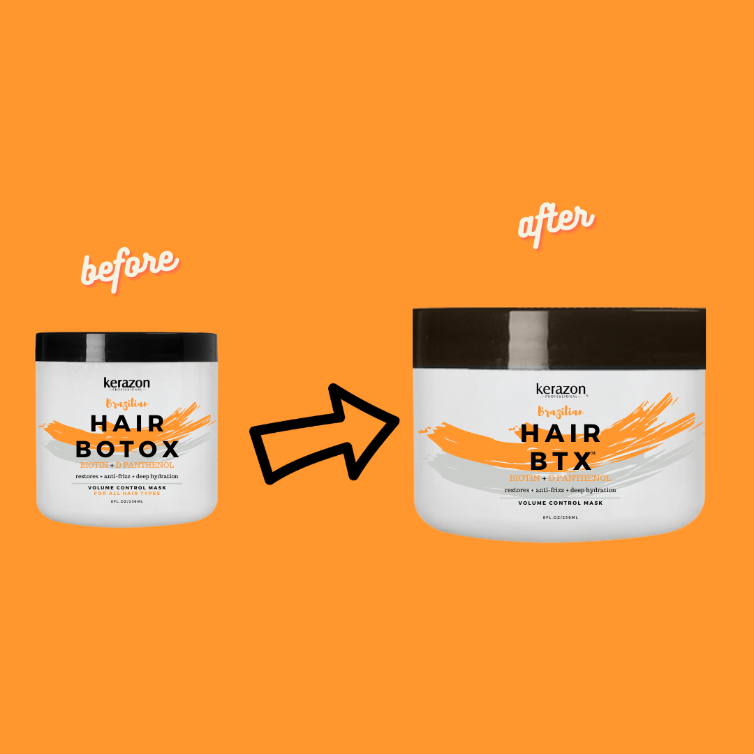 Hair Botox Treatment Hair Mask 8oz. New look Same formula KERAZON