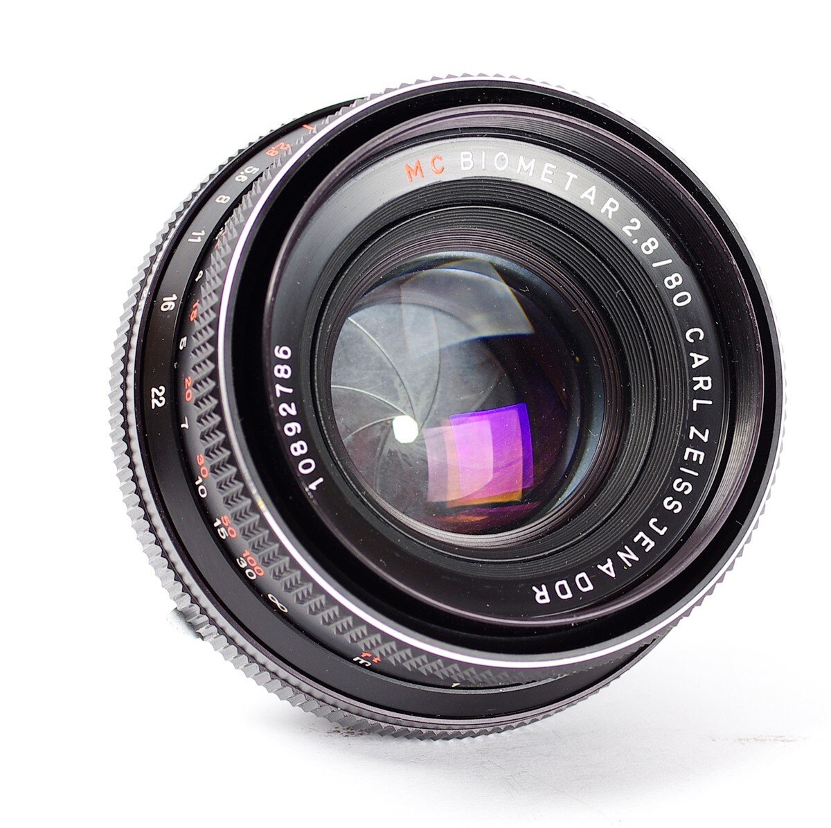 Carl Zeiss Jena Biometar RED MC 2.8/80mm for Pentacon SIX Carl Zeiss Jena Biometar RED MC 2.8/80mm for Pentacon SIX
