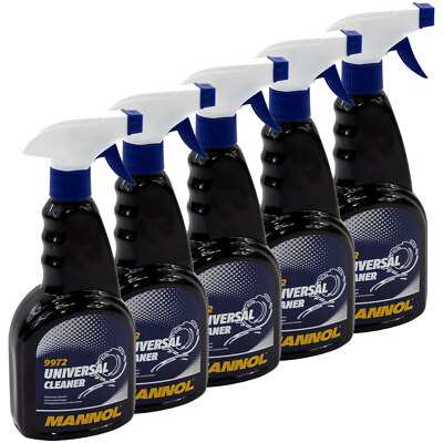 MANNOL Universal Cleaner Universalreiniger 5x 500 ml Insektenentferner Reiniger