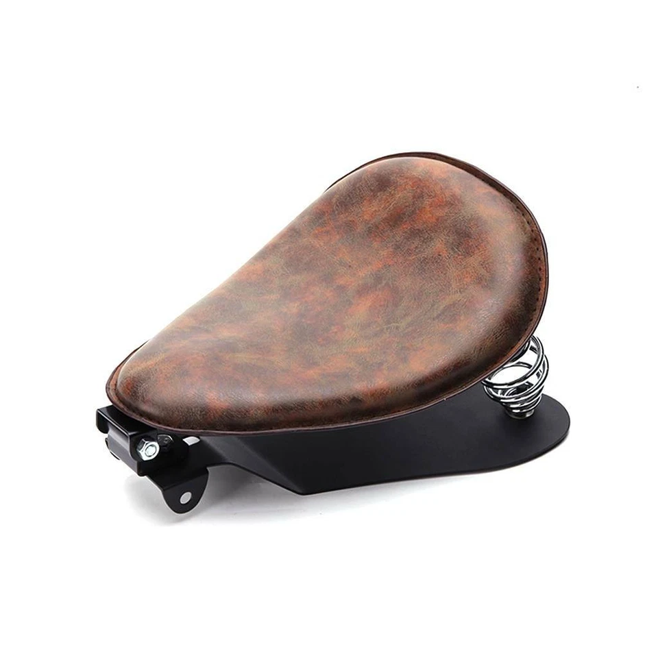 Driver Solo Seat Spring Base Bobber Saddle For Honda Rebel CMX 250 500 Bobber - Image 3 of 4