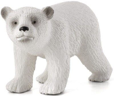 Mojo 387020 Eisbär Baby laufenden 6 cm Wildtiere