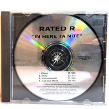 RATED R: IN HERE TA NITE (2003) CD Promo Single - Hip-Hop, Rap, Gangsta Rap