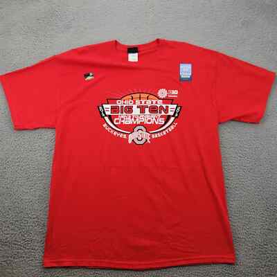 Blue 84 Ohio State Shirt Mens XL Red Basketball Big Ten NCAA Buckeyes 2013 Logo