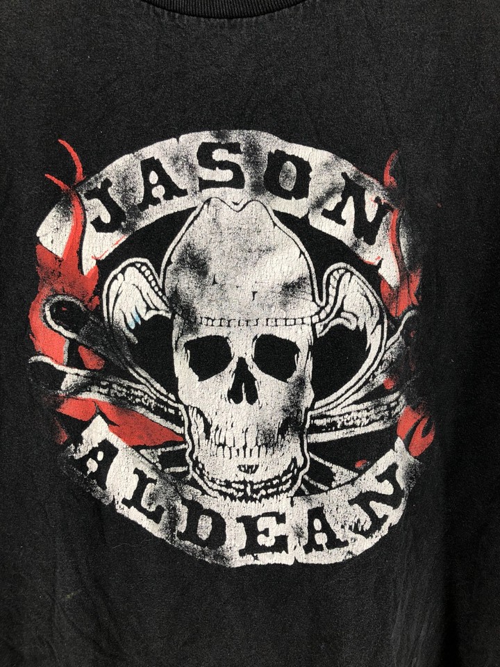 Jason Aldean 2016 Tour Band Short Sleeve TShirt Men's Size Large Black