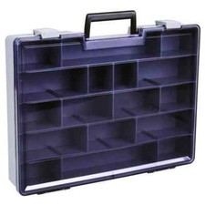 Flambeau 724-2 Adjustable Compartment Storage Box 15-1/2"W x 2-1/2"H x 11-3/4"D